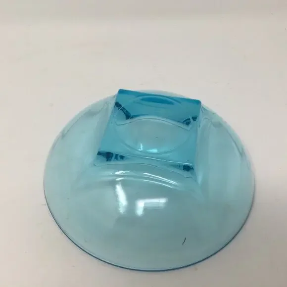 Hazel Ware 7 Pc Capri Colonial Azure Blue Salad Bowl Set Mid Century